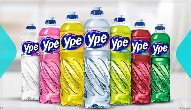 Kit Detergente Líquido Ypê 500ml - 6 Unidades